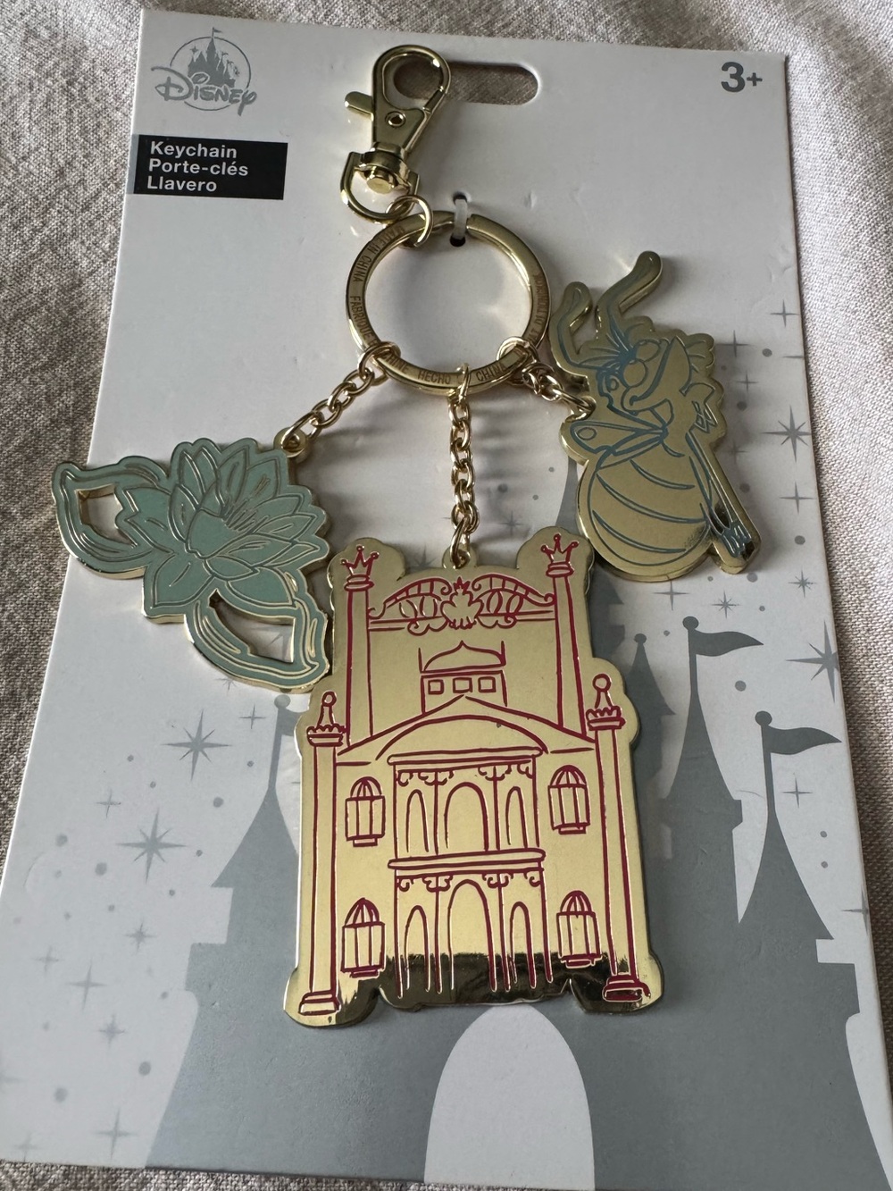Disney Parks Tiana keychain/bag charm